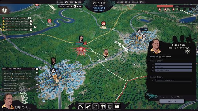 Cartel Tycoon v�s vtiahne do �lohy drogov�ho bar�na 