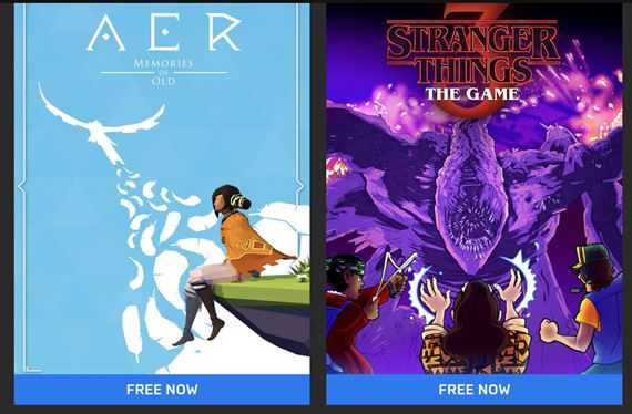 Epic rozdáva Stranger Things 3 a Aer