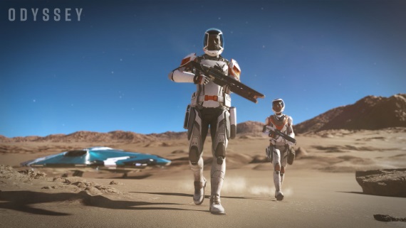 V Elite Dangerous Odyssey expanzii sa budeme môcť prejsť po planétach