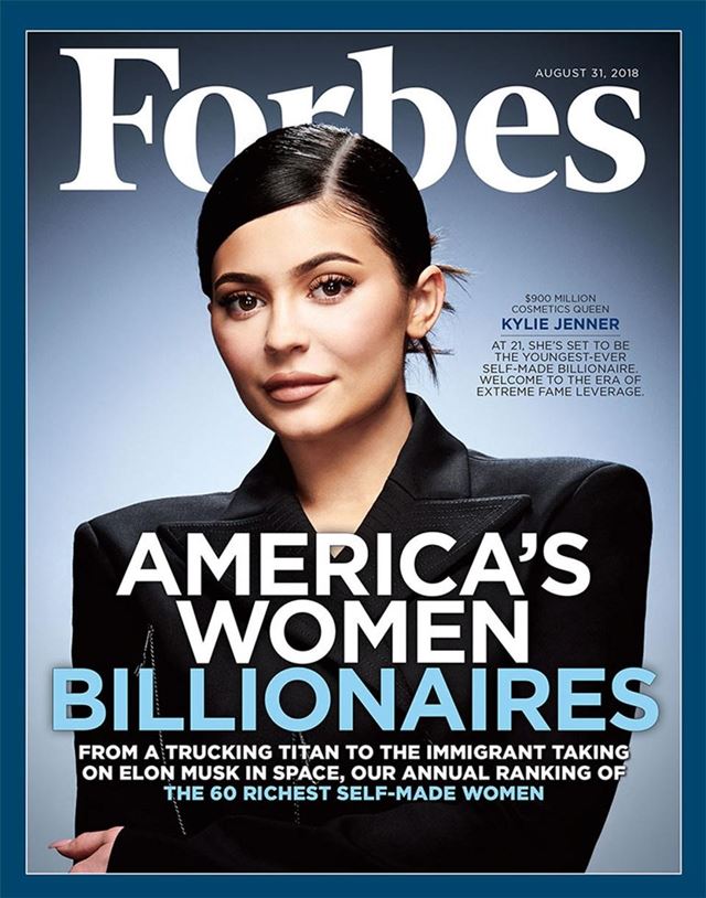 Forbes a Kylie Jenner 