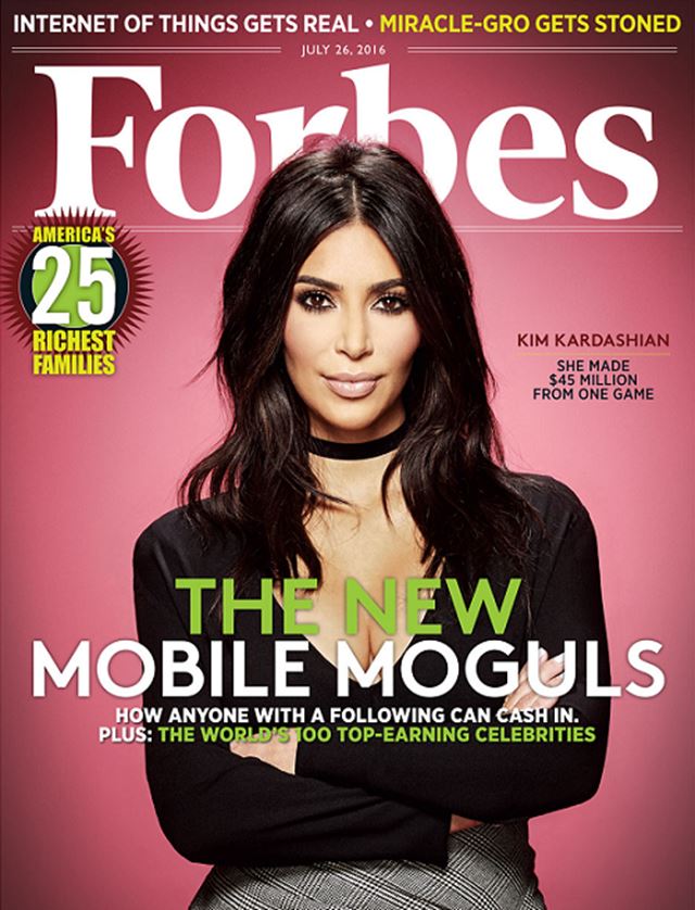 Forbes a Kylie Jenner 