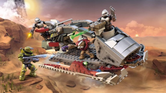 Halo Infinite MegaConstrux skladaky teasuju scny z hry