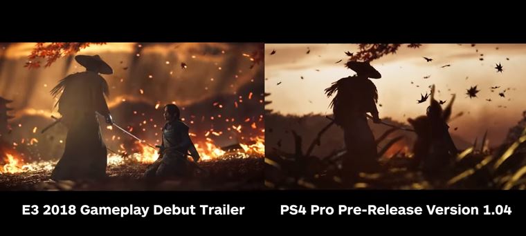 Ghost of Tsushima 2018 vs 2020
