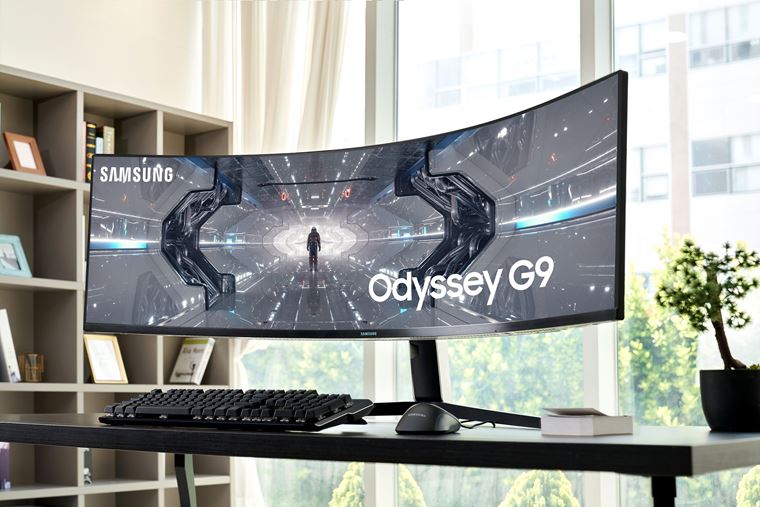 Samsung zaal predva masvny zakriven Odyssey G9 monitor s 240 Hz refreshom