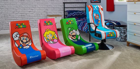X Rocker prinesie herné kreslá s Nintendo tematikou pre Switch