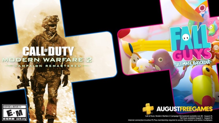 PS Plus prinesie budci mesiac COD Modern Warfare 2 a Fall Guys