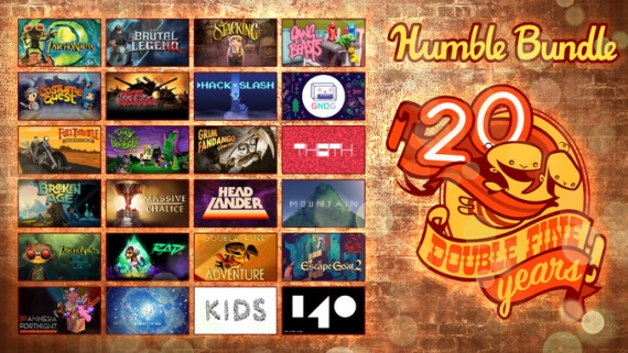 Double Fine oslavuje 20 rokov a pri tejto príležitosti prináša obrovský Humble balík