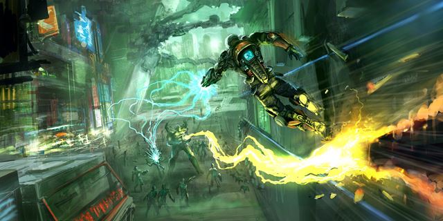 Na Twitteri sa objavili koncept arty zo zru�en�ho Turrican: Cyclone 