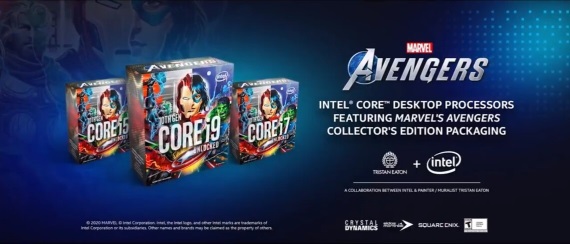 Intel oficiálne ohlásil zberateľskú edíciu Marvel's Avengers procesorov