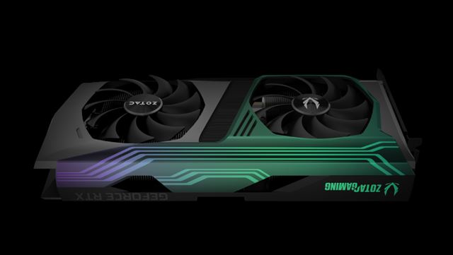 RTX 3000 grafiky od Zotacu uk�zan� 