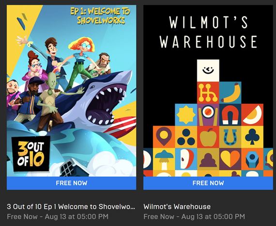 Epic rozdáva Wilmonts Warehouse a novú adventúru 3 out of 10