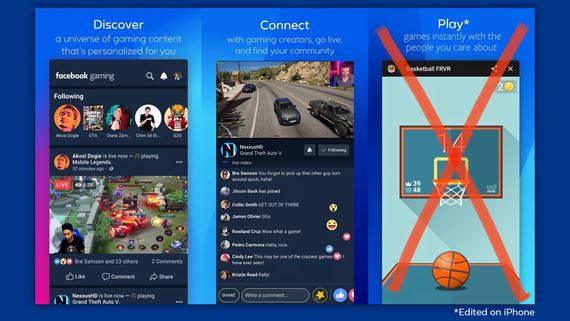 Facebook vydal Facebook Gaming aplik�ciu na iOS, ale bez hier