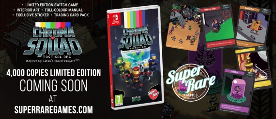 Chroma Squad na Switchi dostane limitku