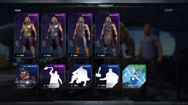 Ceny mikrotransakci� v Marvel's Avengers odhalen� 