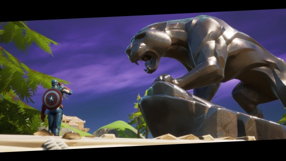 Fortnite dostalo sochu Black Panthera