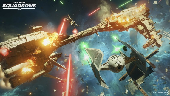 Star Wars Squadrons ponka krtky CG renderovan film