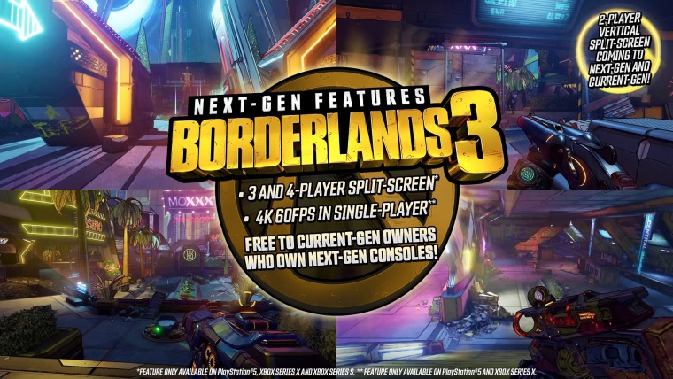 Borderlands 3 dostane free upgrade na Xbox Series X/S a PS5