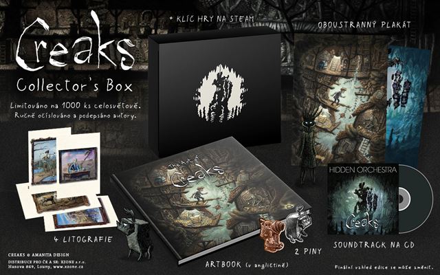 Creaks od Amanita Desing dostane pekn artbook  