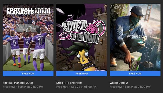 Epic zadarmo rozdáva hry Watch Dogs 2 a Football Manager 2020