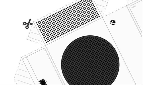 Vystrihnite si Xbox Series X a Xbox Series S z papiera