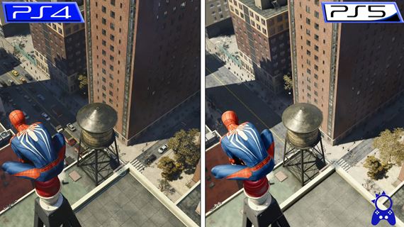 Porovnanie Spider-mana z PS4 a Spider-Man Remaster z PS5