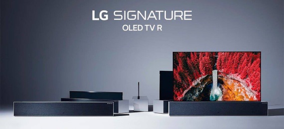 LG Signature OLED R bližšie ukázaný