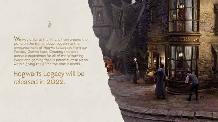 Hogwarts Legacy odloen na rok 2022