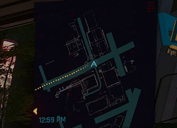 Cybepunk 2077 mod upravuje minimapu