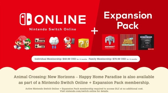 Cena Nintendo Switch Online + Expansion bola oficiálne ohlásená