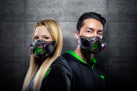Razer začal predávať svoju filtračnú masku Razer Zephyr, stojí 99 dolárov