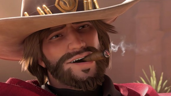 Jesse McCree sa u bude vola Cole Cassidy