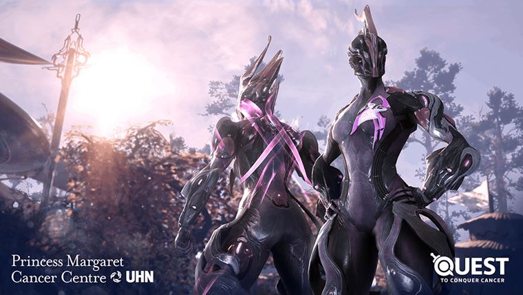 Vvojri Warframe si dali op za cie zvenie povedomia o rakovine prsnka