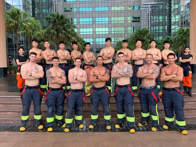Taiwanskí hasiči vs austrálski hasiči