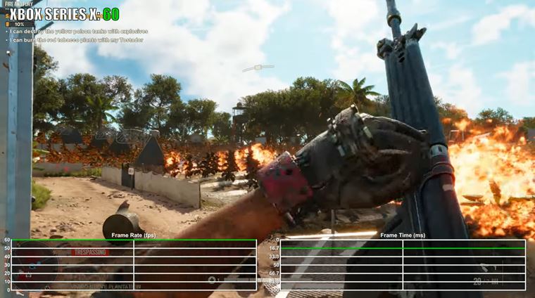 Far Cry 6 porovnanie na Xbox Series XS a PS5
