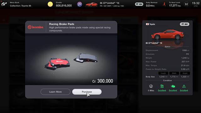 Do Gran Turismo 7 pr�du Brembo brzdy 