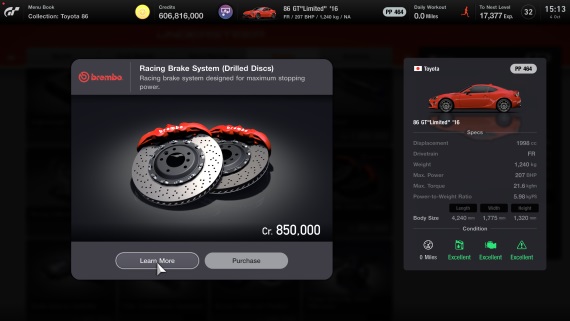 Do Gran Turismo 7 pr�du Brembo brzdy