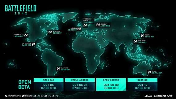 Otvorená beta Battlefieldu 2042 začne o 11:00