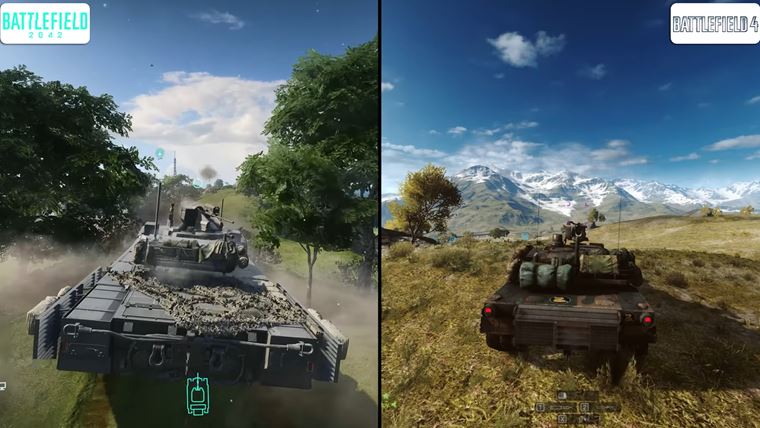 Porovnanie Battlefield 2042 a Battlefield 4