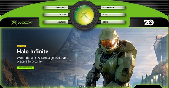 Xbox str�nka teraz pridala t�mu p�vodn�ho Xboxu