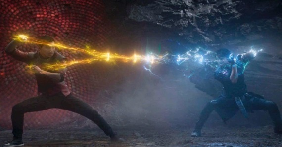 Shang-Chi si zahral Beat Saber