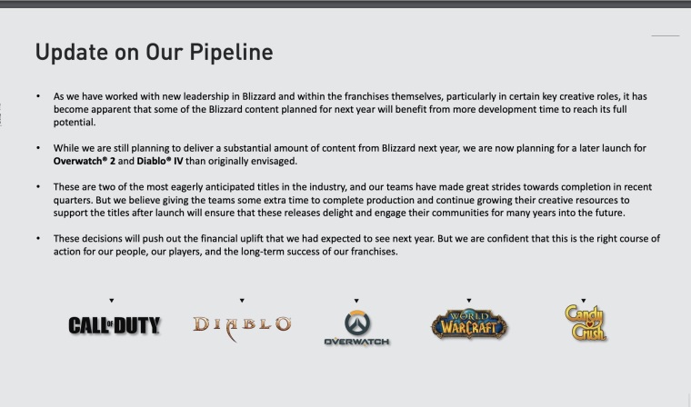 Blizzard odloil Diablo IV a Overwatch 2, vedenie firmy prebral Mike Ybarra