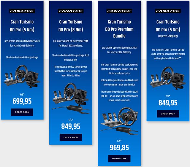 Fanatec predstavil Gran Turismo DD Pro volant  