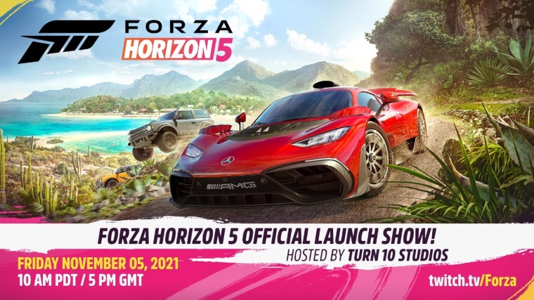 Forza Horizon 5 launch stream