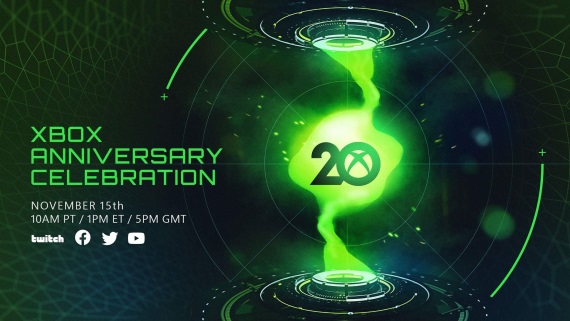 Xbox Anniversary Celebration stream k 20-temu výročiu bude o týždeň