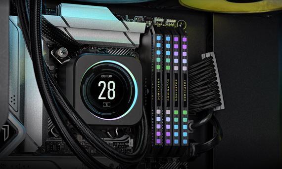 Corsair predstavil Dominator RGB DDR5 pamäte s 6400MHz frekvenciou
