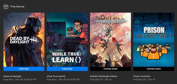 Epic zadarmo rozdáva hry Dead by Daylight a While True: Learn