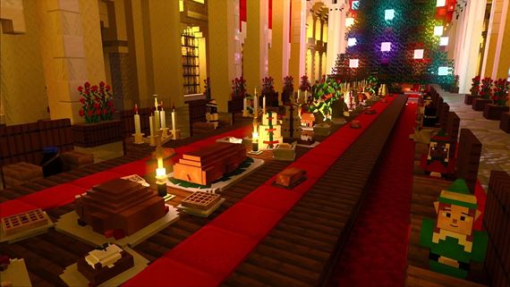 Nvidia ponúkla novú vianočnú mapu do Minecraft RTX