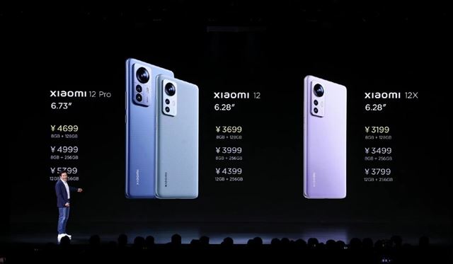 Xiaomi 12 Pro, Xiaomi 12 a Xiaomi 12X mobily boli pr