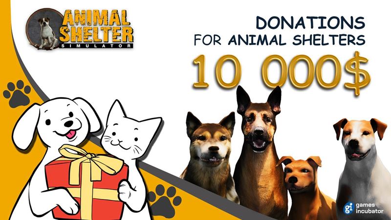 Animal Shelter Simulator daruje 10-tisíc dolárov zvieracím útulkom, vybrať ich môžete aj vy