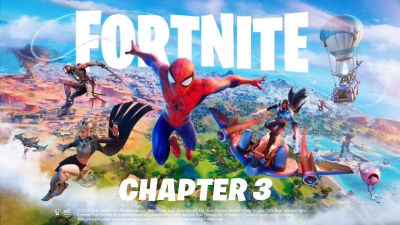 Leaknutý trailer na Fortnite Chapter 3 ukazuje hru na Unreal Engine 5
